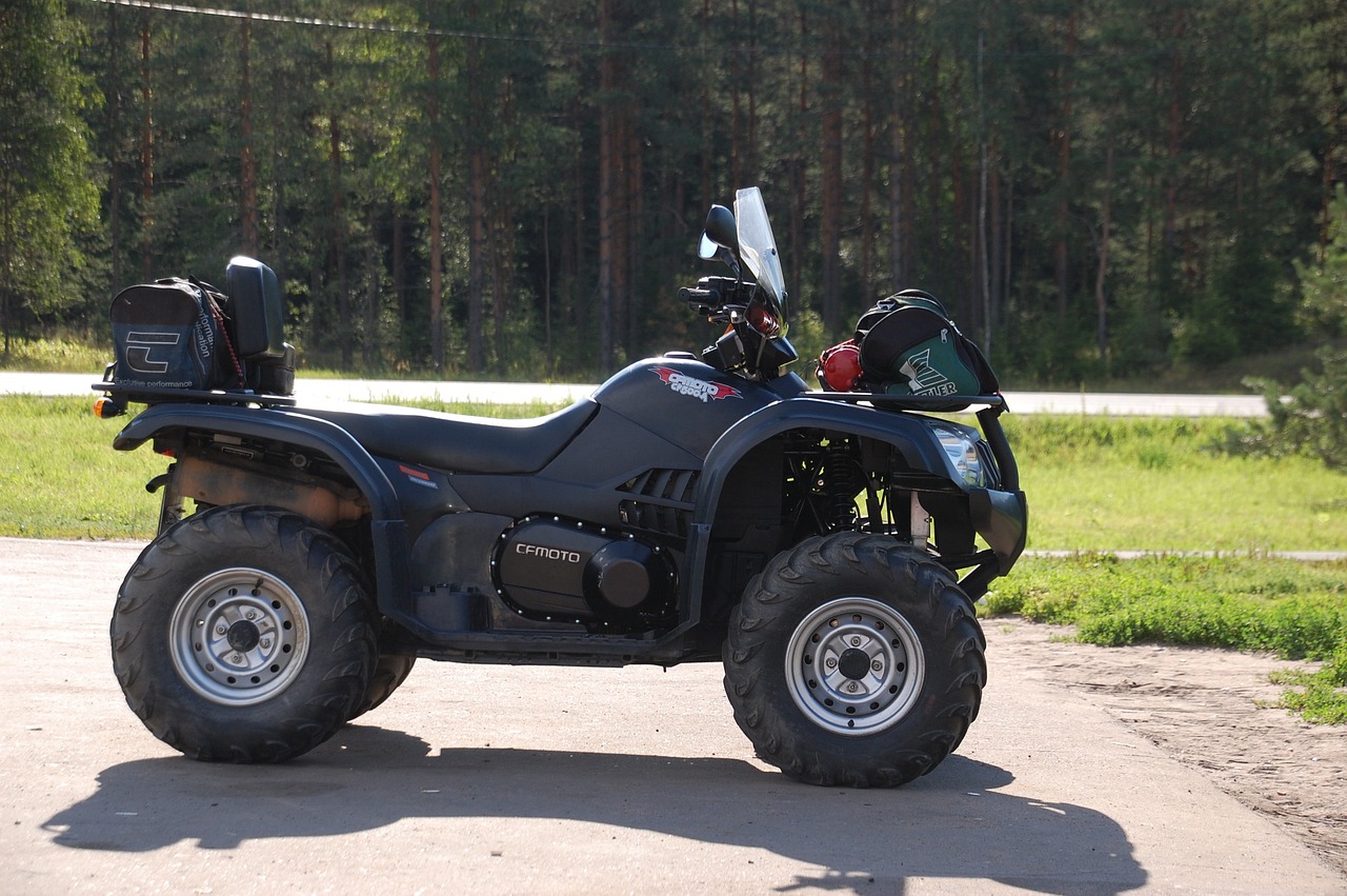 Rýchla štvorkolka quad